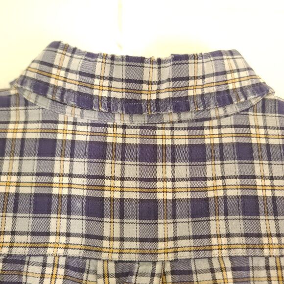 Vtg Abercrombie & Fitch Size Medium Shirt Flannel Button Down Plaid - Picture 13 of 13